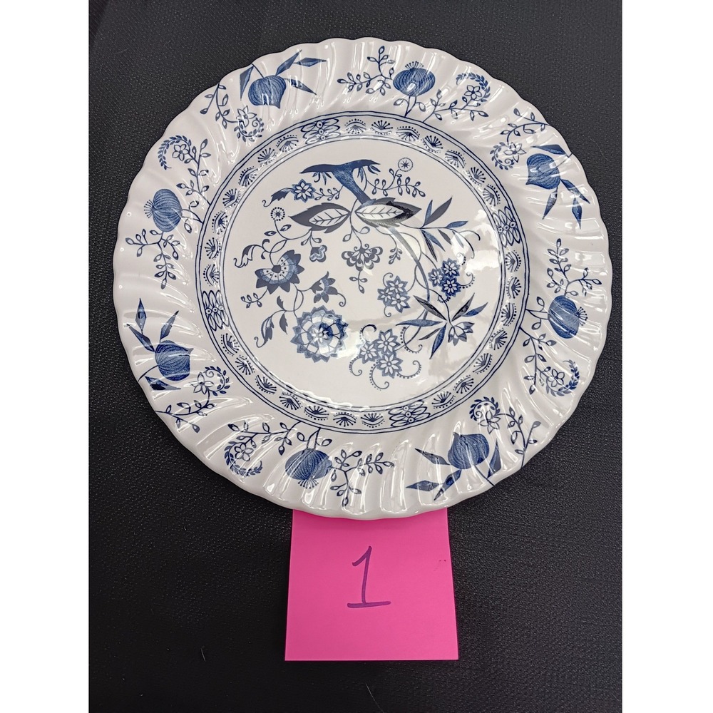 Johnson Brothers Blue‎ Nordic Ironstone Plate Hand Engraving Dinner Plate
